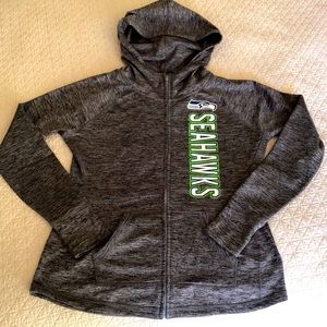 NEW NFL women’s Seahawks zip front hoodie jacket